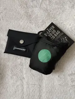 スターバックス 2層式TOGO ECOバッグ&カードケース ブラック