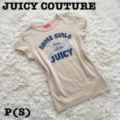 【激レア_USA製_Y2K】ジューシークチュール　プリントTシャツ　ベージュ　Ｐのサムネイル