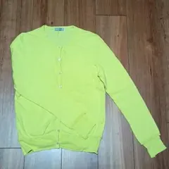 JUDY ジュディ　イエロー　長袖カーディガン　M