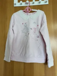 Mezzo piano トレーナー ピンク