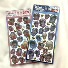 [正規品]うるちゅるポップシール 名探偵コナンキャラクター 2点セット