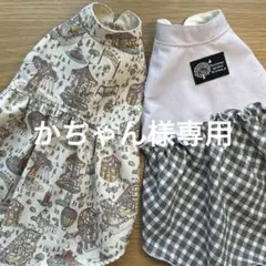 かちゃん様専用　小型犬用　春物　ワンピ2着