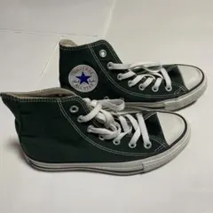 CONVERSE ALL STARハイカットスニーカーダークグリーン23.5cm