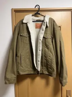 LEVI'S リーバイス カーキ シェルパジャケット Lサイズ