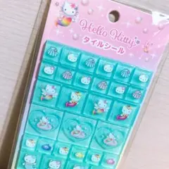 ハローキティ タイルシール マーメイド