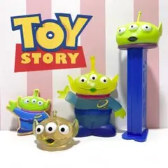toystoryトイストーリー エイリアンalienリトルグリーンメン バッジ
