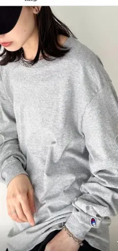 オーバーサイズ チャンピオン ベーシック ロンT ワンポイント