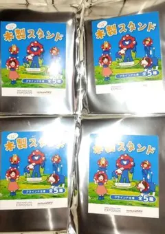 ミャクミャク アルプスの少女ハイジ コラボ木製スタンド 4個セット 未開封新品