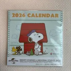 スヌーピー 2026年卓上カレンダー　日本生命ニッセイ