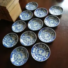 伊万里　染付がまずみ紋膾皿　17枚　14cm　大正期 伊万里 染付がまずみ紋膾皿 17枚 14cm 大正期 - メルカリ