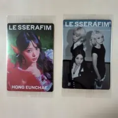 LE SSERAFIM HONG EUNCHAE トレカ 4枚セット - メルカリ