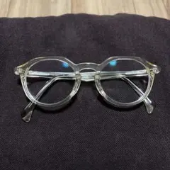 zoff 太縁ダテメガネ クリアイエロー 未使用品のサムネイル
