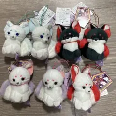 ちょコンと九尾さま 狛狐 ぬいぐるみ マスコット 4種　コンプリート