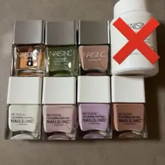 美品 NAILSINC ネイルズインク トップコート ベースコート 他 7本のサムネイル