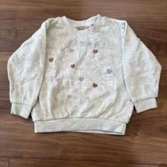 長袖トレーナー グレー 90