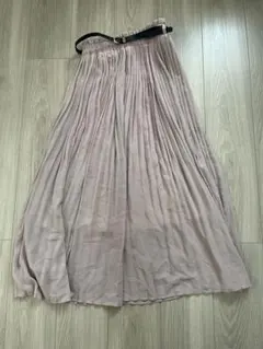 プリーツスカート ロングスカート レディース スカート Honeys しまむら