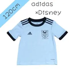 ​【美品】アディダス ディズニー 120 Tシャツ ミッキーマウス コラボ 白