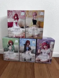 五等分の花嫁　ぬーどるストッパーフィギュア　一花　ニ乃　三玖　四葉　五月