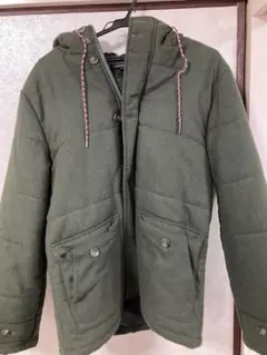 Ciao Panic フード付きダウンジャケット Lサイズ オリーブグリーン