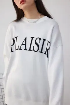 AZUL by moussyプリントセーター