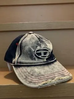 DIESEL ディーゼル デニムキャップ C-SEYMON ダメージ加工