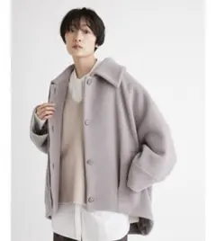 FRAY I.D ステンカラーオーバーハーフコート