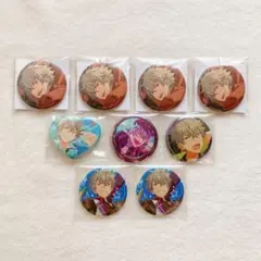 あんスタ 大神晃牙 5周年 ハート缶バッジ AGF キャラバッジ
