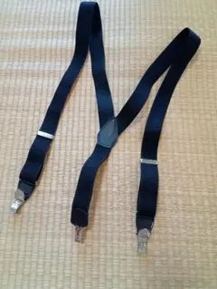 極美品！DAKS ブラック サスペンダー　メンズ
