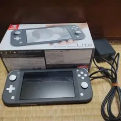 数回程度使用のみ】 極美品 ニンテンドースイッチライト グレー 任天堂