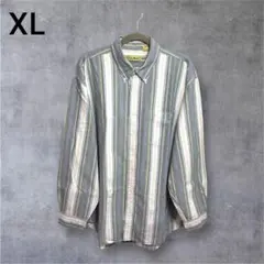 L.L.Bean エルエルビーン ストライプ 長袖シャツ　春 春物 春服 花見