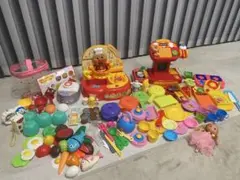 アンパンマン おままごとセット　クッキングトイ　レジ　キッチンコンロ　炊飯器