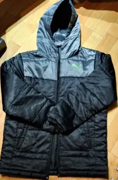 PUMA ダウンジャケット 中綿 M ブラック/グレー