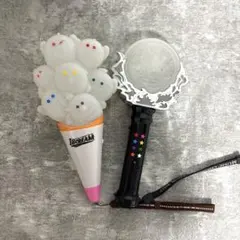 Kis-My-Ft2　ペンライト 　アイスクリーム　コロシアム　金テープ