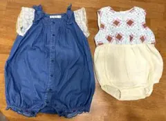 ベビー服　ロンパース2枚セット　80サイズ