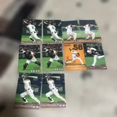 巨人 ① カルビー プロ野球チップス カード 10枚セット 野球カード