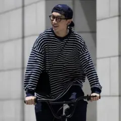 BELKEN ボーダーロンT bonbonstore S