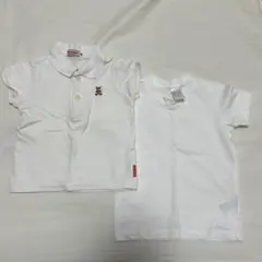 ミキハウス/H&M/白ポロTシャツ,白Tシャツ/80cmのサムネイル
