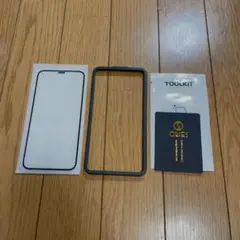 ガラスフィルム iPhone11 XR 用 強化 ガラスフィルム ガイド枠付き