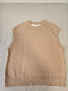 無印　スウェットベスト