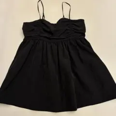 URBAN RESEARCHバックレースアップ キャミソール ブラックのサムネイル
