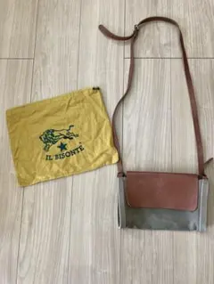 IL BISONTE ショルダーバッグ オリーブグリーン