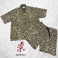 美品✨GRAMICCI レオパード セットアップ 半袖 シャツ ショーツ 夏のサムネイル