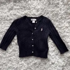 Ralph Lauren ラルフローレン ケーブルカーディガン 長袖　12M