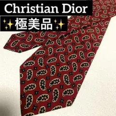 Christian Dior Monsieur ペイズリー柄ネクタイ
