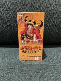 ONE PIECEカードゲーム 世界最強の戦士 BOX テープカット プロモ付き