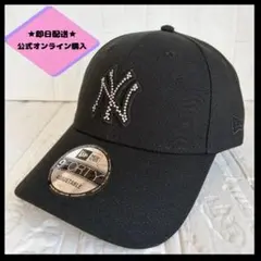 ニューエラ NEWERA 9FORTY ラインストーン ヤンキース ブラック