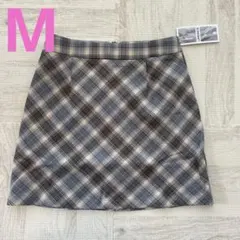 チェック柄ミニスカート　韓国 制服