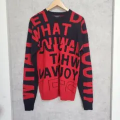 【ZARA】グラフィックデザインニットセーターMサイズ