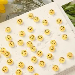 にこちゃん 30個 まとめ売り スマイル ネイルパーツ ネイパ ニコちゃん