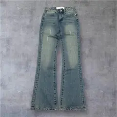 新品★米製 PaperDenim&Cloth デニム フレア26 Y2K ギャルのサムネイル
